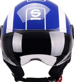Casco moto sparco sp601 blu/bianco tg.s