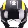 Casco moto sparco sp601 nero/giallo tg.l