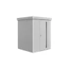 Casetta da giardino biohort "neo 1a" in acciaio zincato colore argento metallizzato con porta battente semplice 180x180x222 cm - cod. 81003