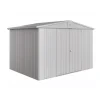 Casetta da giardino biohort "europa  5" in acciaio zincato colore argento metallizzato 316x228x209 cm