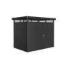 Casetta da giardino biohort "highline h2" in acciaio zincato colore grigio scuro metallizzato con porta battente doppio 275x195x222 cm - cod. 84039