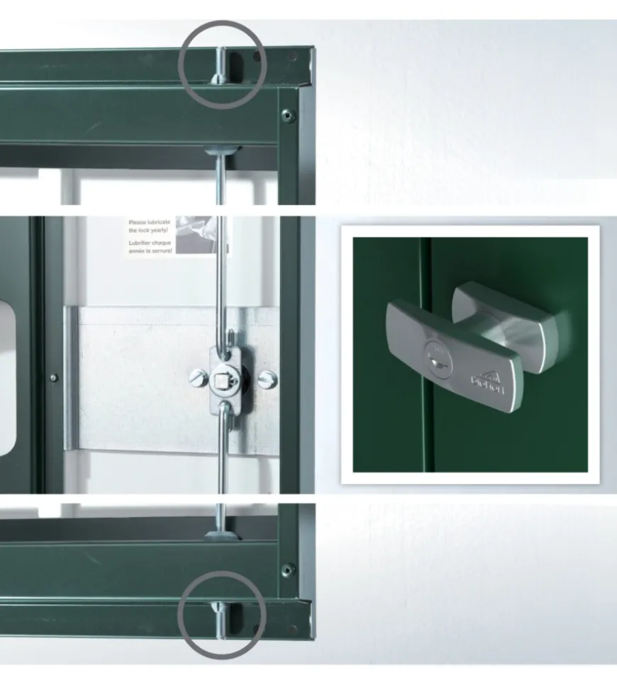 Casetta da giardino biohort "europa 4" in acciaio zincato colore grigio scuro metallizzato 244x228x203 cm