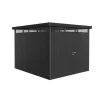 Casetta da giardino biohort "highline h5" in acciaio zincato colore grigio scuro metallizzato con porta battente semplice 275x315x222 cm - cod. 84060