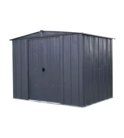Casetta da giardino habrita "spacemaker apex" in acciaio zincato antracite 253x181x190 cm