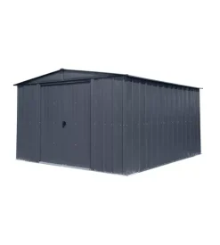 Casetta da giardino habrita "spacemaker apex" in acciaio zincato antracite 313,1x370,2x197,8 cm