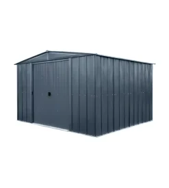 Casetta da giardino habrita "spacemaker apex" in acciaio zincato antracite 313,1x297,2x197,8 cm