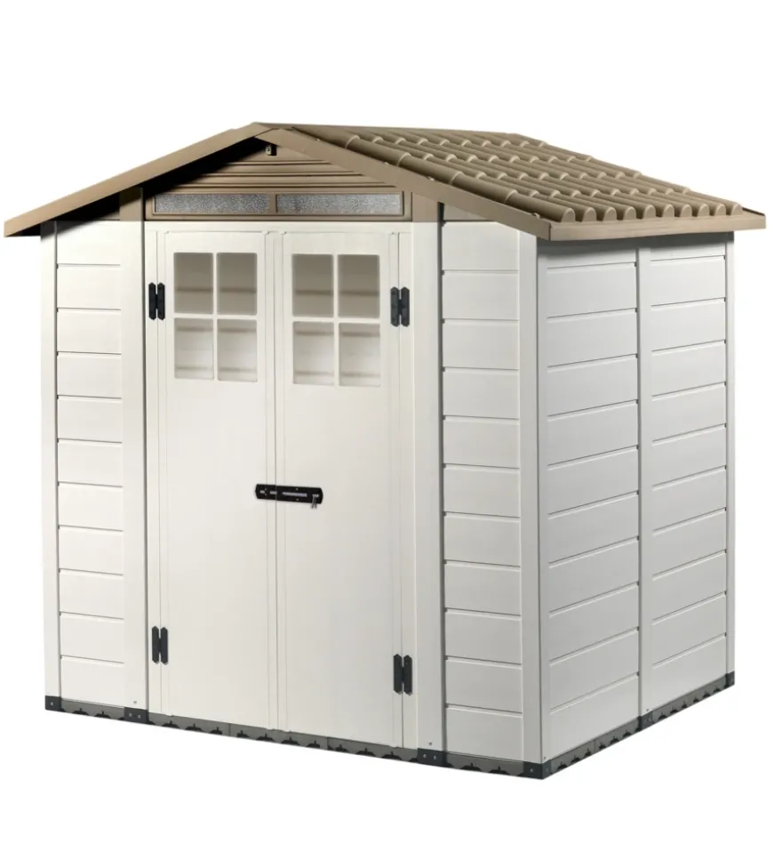 Casetta da giardino in pvc "tuscany evo 200" l.220 x p.181 x h.216