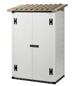 Casetta da giardino in pvc garofalo "tuscany 100.2p" l.139 x p.95 x h.201