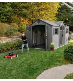 Casetta da giardino lifetime "utah" in resina 257x244x244 cm