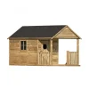 Casetta da giardino per bambini in legno domus "szymon" 170x270x170 cm