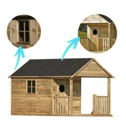 Casetta da giardino per bambini in legno domus 