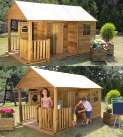 Casetta da giardino per bambini in legno domus 