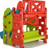 Casetta da giardino per bambini elica garden "bosco" in plastica multicolor 200x125x139 cm