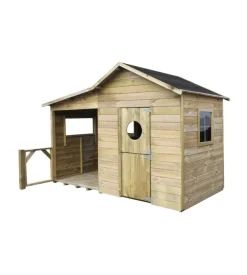 Casetta da giardino per bambini in legno domus "ela" 240x125x173 cm