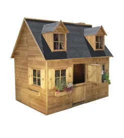 Casetta da giardino per bambini in legno domus "sofia" 157x248x218 cm
