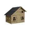 Casetta da giardino per bambini in legno domus "clarissa" 223x250x230 cm