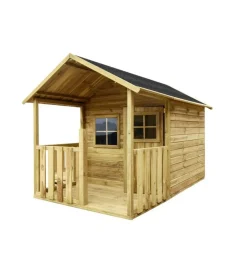 Casetta da giardino per bambini in legno domus "blanka" 139x237x165 cm