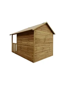 Casetta da giardino per bambini in legno domus "blanka" 139x237x165 cm