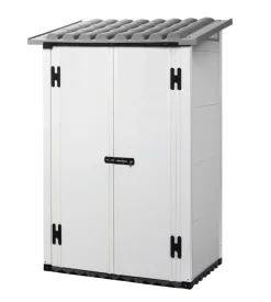 Casetta da giardino "urban 100 2p" grigio, 139x95x201 cm - garofalo