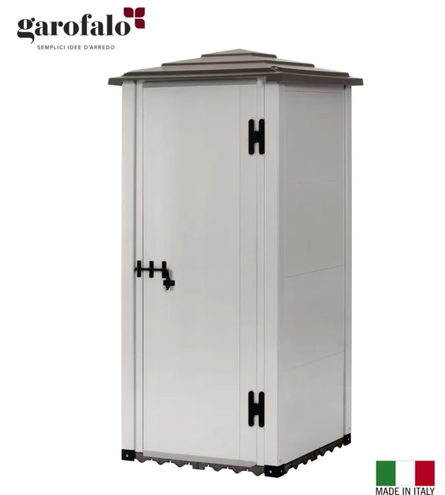 Casetta da giardino urban 80 pagoda, 90x90x198 cm - garofalo