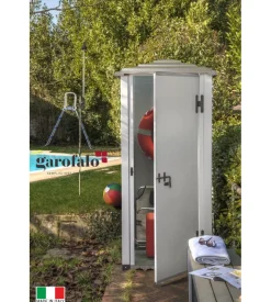 Casetta da giardino urban 80 pagoda, 90x90x198 cm - garofalo