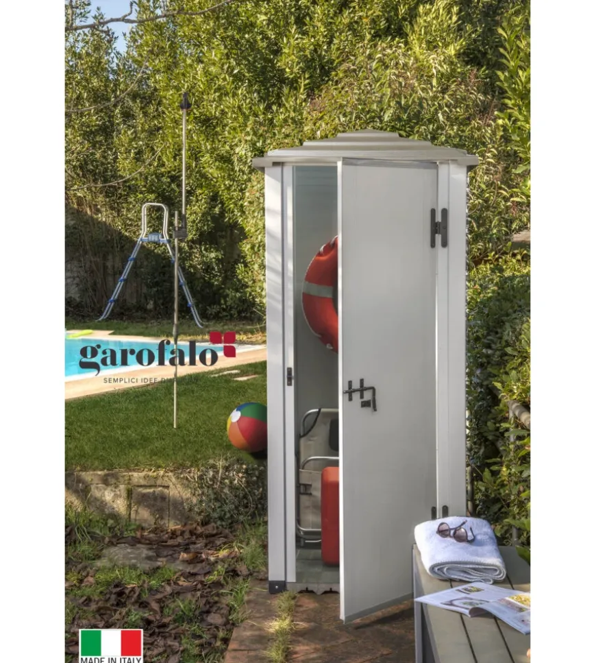 Casetta da giardino urban 80 pagoda, 90x90x198 cm - garofalo