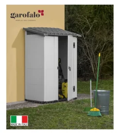 Casetta da giardino urban 100 1 porta decentrata, 139x95x201 cm - garofalo
