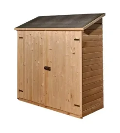 Casetta in legno addossata habrita 