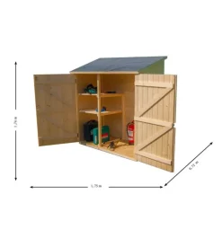 Casetta in legno addossata habrita 