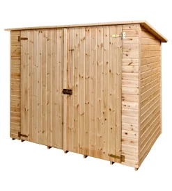 Casetta in legno da giardino habrita "eden" in abete rosso massiccio 220x125x162 cm