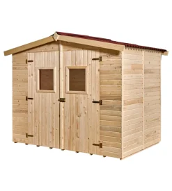 Casetta in legno da giardino habrita "eden" in abete rosso massiccio 270x187x210 cm