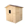 Casetta in legno da giardino habrita "eden" in abete rosso massiccio 180x187x204 cm