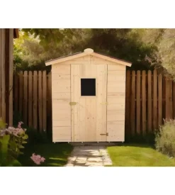 Casetta in legno da giardino habrita "eden" in abete rosso massiccio 180x187x204 cm