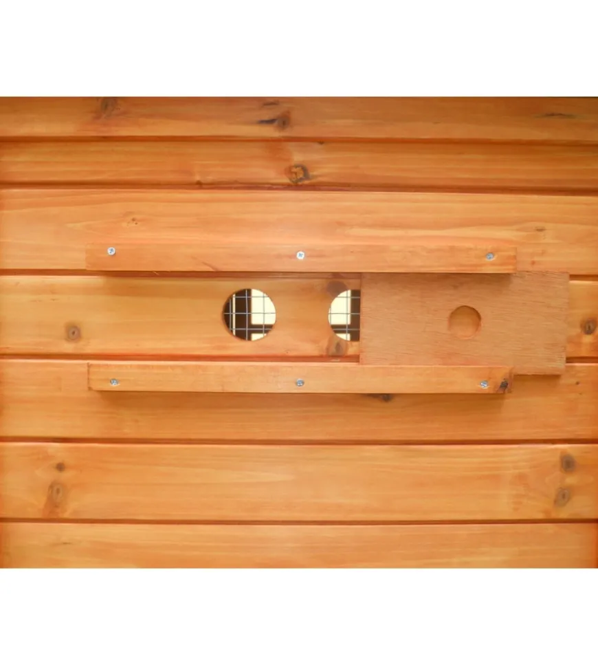 Casetta pollaio per galline in legno habrita "po 2070" 198x75x103 cm