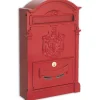Cassetta postale residence maxi rossa