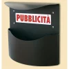 Cassetta pubblicita con tetto ghisa