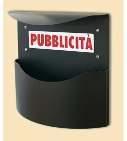 Cassetta pubblicita con tetto ghisa