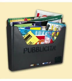 Cassetta pubblicita in policarbonato ghisa