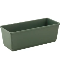 Cassetta/vaso per  gerani verde - lungo 40 cm.
