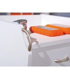 Cassettiera 4 cassetti bianca, 40x36x65 cm