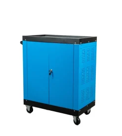 Cassettiera porta attrezzi easy system 3 ripiani con ruote e maniglia 65x38x72 cm