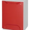 Cassonetto raccolta differenziata colore rosso