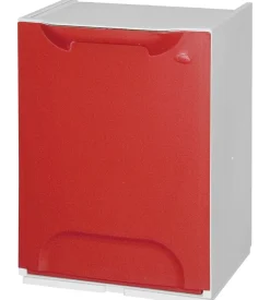 Cassonetto raccolta differenziata colore rosso