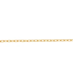 Catena forzatina pretagliata ø 1,3 mm. in acciao ottonato 2,5 mt.