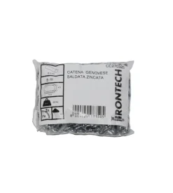 Catena genovese pretagliata ø 2 mm. in acciaio zincato 5 mt.