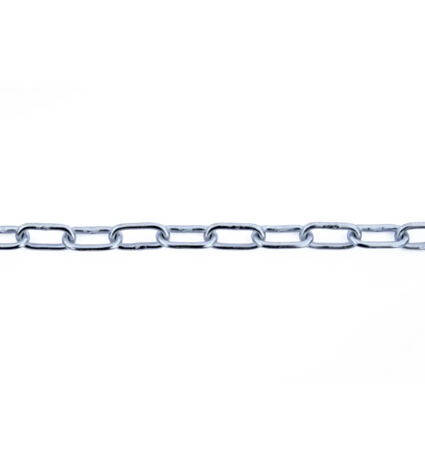 Catena genovese pretagliata ø 4 mm. in acciaio zincato 2,5 mt.