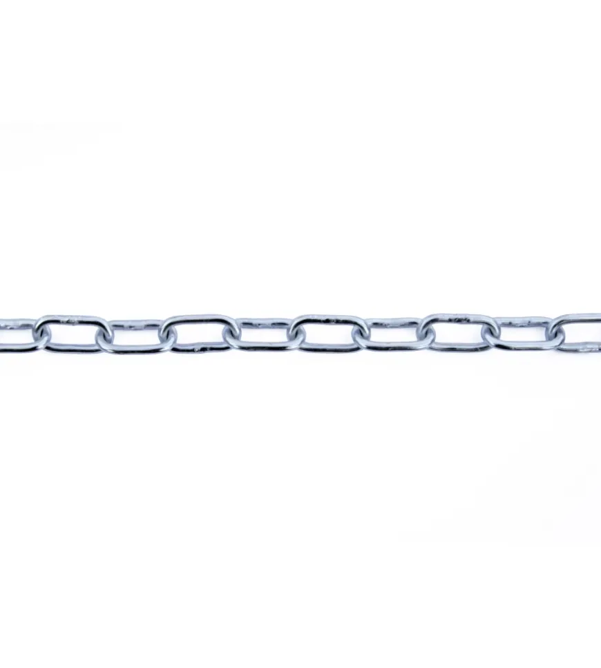 Catena genovese pretagliata ø 3 mm. in acciaio zincato 2,5 mt.