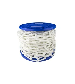 Catena in plastica ø 6 mm. bianco 20 mt.