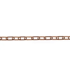 Catena ornamentale ø 2,0 mm. - acciaio brunito - 10 mt.