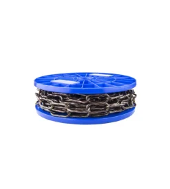 Catena ornamentale ritorta ø 3,8 mm. in acciaio brunito 10 mt.